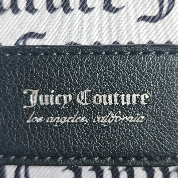 EUC JUICY COUTURE JC Embossed Small Black Backpack ?? main image 8